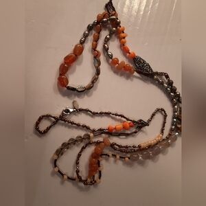 STERLING SILVER silpada 925 Multi-Strand Beaded Necklace